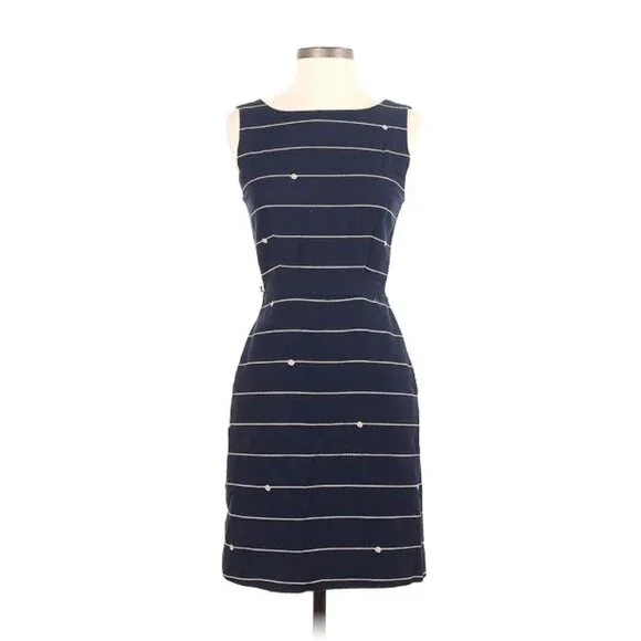 The Limited | Dresses | The Limited Navy Embroidered Nautical Knot Dress  Size | Poshmark